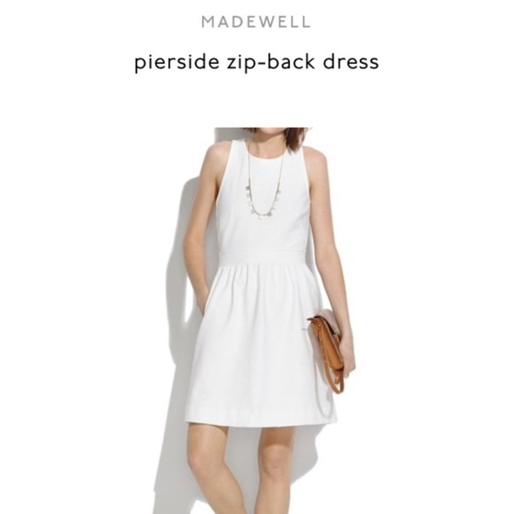 Madewell Pierside ZIP-Back Dress